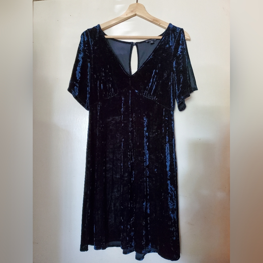Blue Velvet Large Dress American Eagle Outfitters 💙